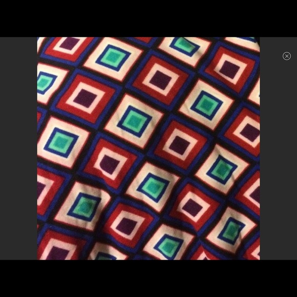 OS Diamond/Square LuLaRoe Leggings - NWOT - Picture 2 of 4
